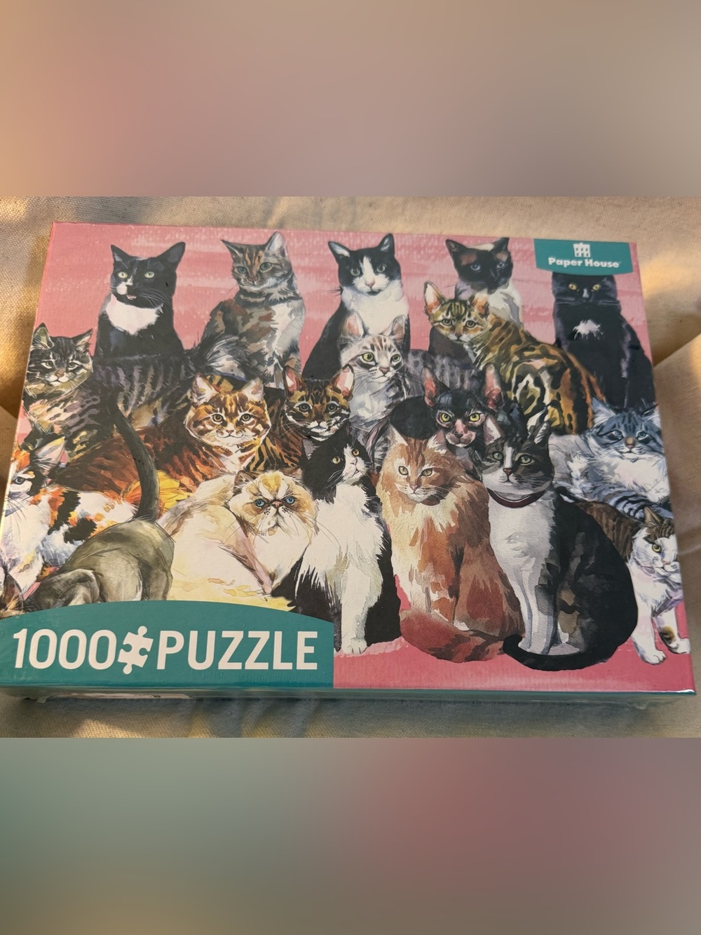 Paper House Cat Collage Jigsaw Puzzle-
1000 piece-NEW sealed